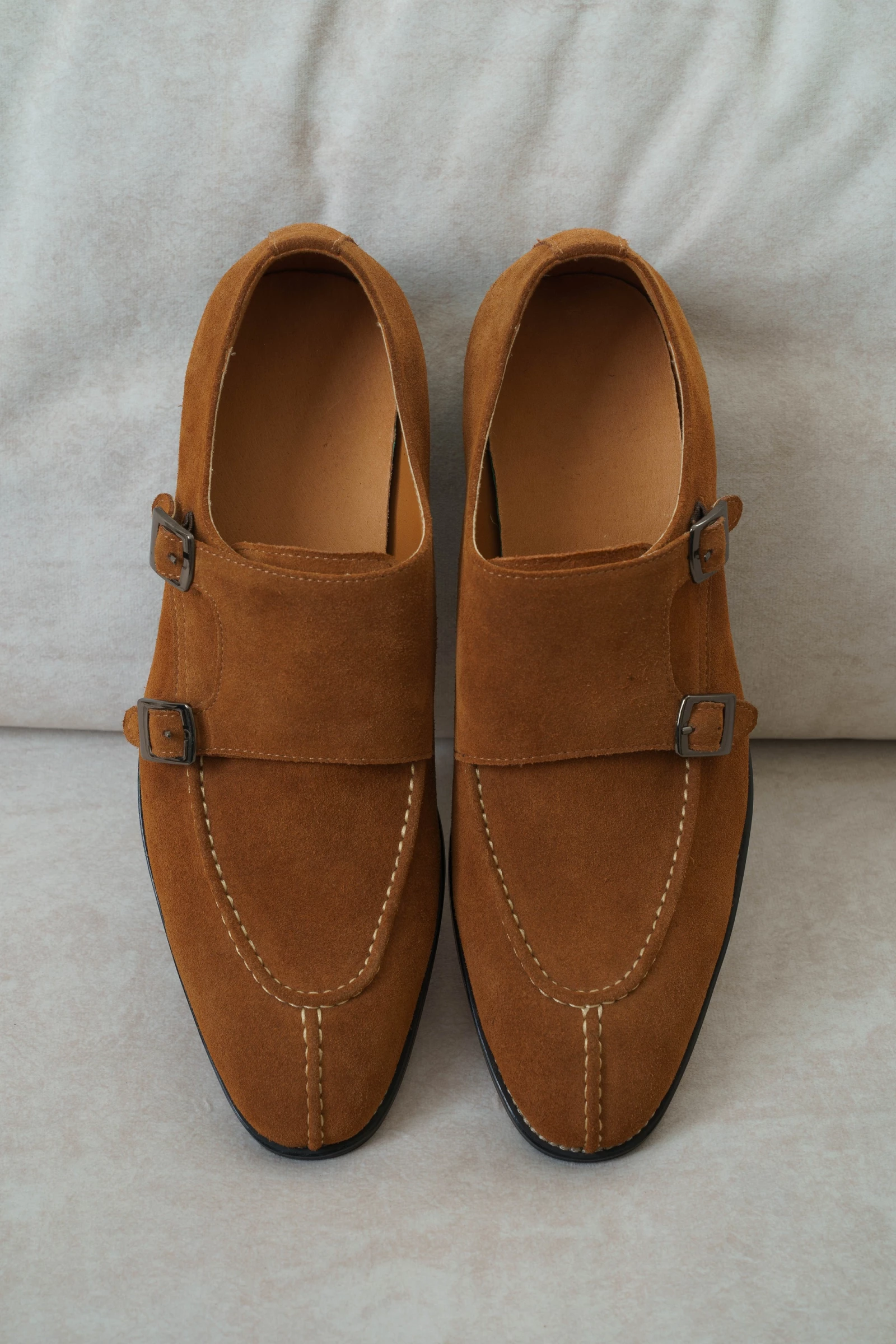 Giày Monkstrap da lộn